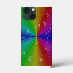 Regenbogen in der Lederletheroptik Case-Mate iPhone Hülle