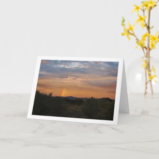 Regenbogen in der spanischen Sky Karte (Gelbe Blume)