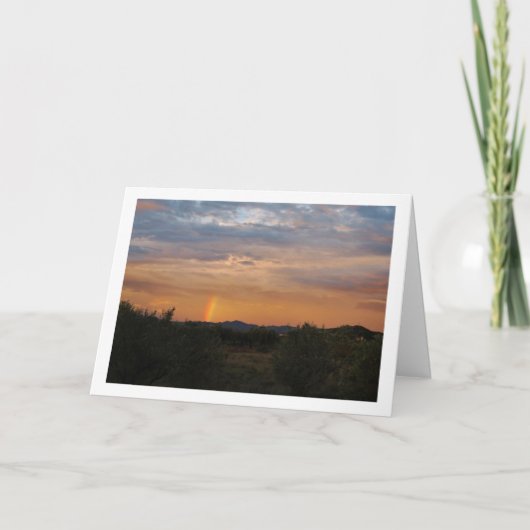 Regenbogen in der spanischen Sky Karte (Vorderseite)