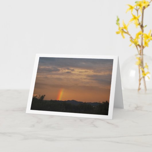 Regenbogen in der spanischen Sky Karte (Gelbe Blume)