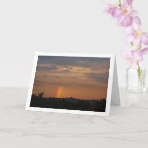 Regenbogen in der spanischen Sky Karte