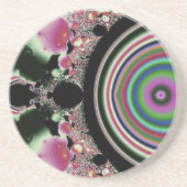 Regenbogen in einer Blase Sandstein Untersetzer (Vorne)