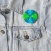 Regenbogen in Elefant Skin Lederoptik Button (Beispiel)