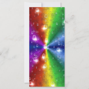 Regenbogen in Elefantenletheroptik & Regentropfen