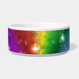 Regenbogen in Elefantenletheroptik & Regentropfen Napf
