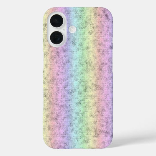 Regenbogen in Elephant Skin Leather Optik Case-Mate iPhone Hülle (Rückseite)