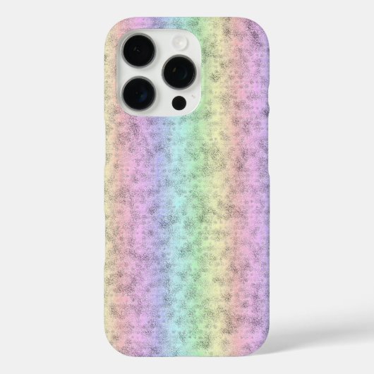 Regenbogen in Elephant Skin Leather Optik Case-Mate iPhone Hülle (Rückseite)