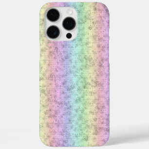 Regenbogen in Elephant Skin Leather Optik iPhone 16 Pro Max Hülle