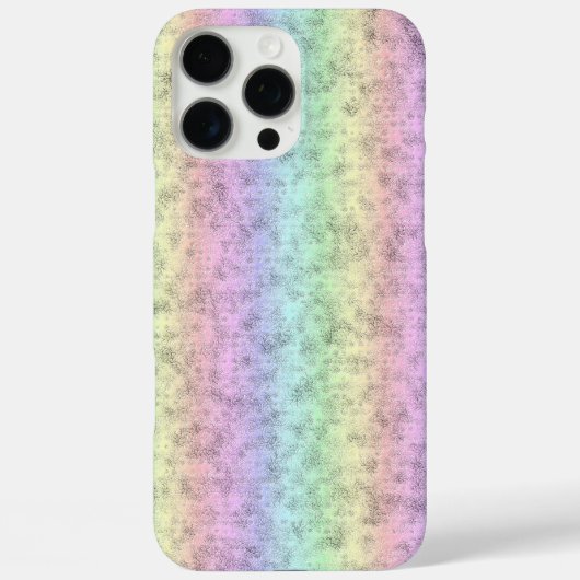Regenbogen in Elephant Skin Leather Optik Case-Mate iPhone Hülle (Rückseite)