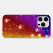 Regenbogen in Elephant Skin Leather Optik , Regent iPhone Hülle (Rückseite (Horizontal))