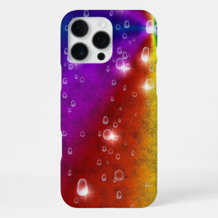 Regenbogen in Elephant Skin Leather Optik , Regent iPhone 16 Pro Max Hülle