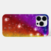 Regenbogen in Elephant Skin Leather Optik , Regent iPhone Hülle (Rückseite (Horizontal))