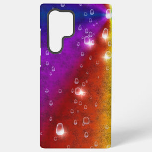Regenbogen in Elephant Skin Leather Optik , Regent Samsung Galaxy Hülle