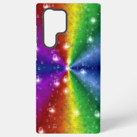 Regenbogen in Elephant Skin Leather Optik , Regent