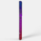 Regenbogen in Elephant Skin Leather Optik , Regent Samsung Galaxy Hülle (Rechte Seite)