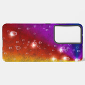 Regenbogen in Elephant Skin Leather Optik , Regent Samsung Galaxy Hülle (Linke Seite)