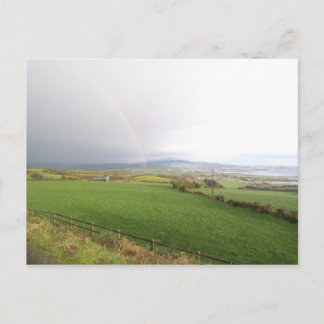 Regenbogen in Irland Postkarte