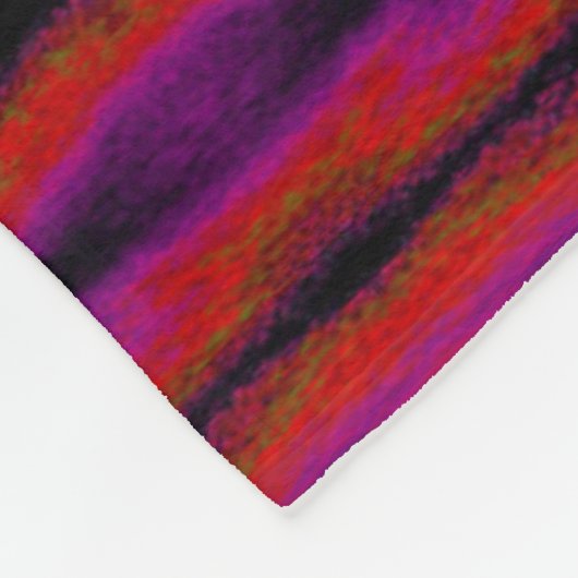 Regenbogen in Lichtschmetterlingen Fleecedecke (Ecke)