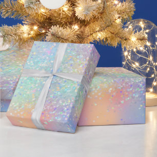 Regenbogen-Irideszent-Folie und holografischer Gli Geschenkpapier