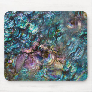 Regenbogen-Irideszenz-Abalone-Meeresmuschel Mousepad
