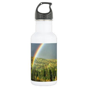 Regenbogen irisches Glück glücklich Natur Himmel W Edelstahlflasche