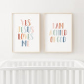 Regenbogen Ja Jesus Liebe Ich Kind Gottes Bilderwand Sets