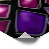 Regenbogen "Jesus das Licht der Welt" Poster (Ecke)