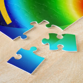 REGENBOGEN JESUS-FISCH-ICHTHYS CHRISTUS PUZZLE (Seite)