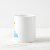 Regenbogen-Jesus-Flagge Kaffeetasse (Mittel)