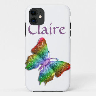 Regenbogen Jeweled Schmetterling 3D personalisiert Case-Mate iPhone Hülle