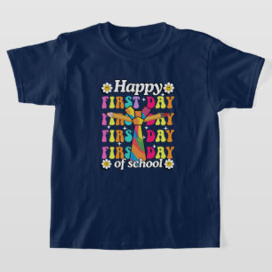 Regenbogen Jubel zum ersten Schultag! T-Shirt