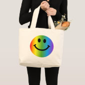 Regenbogen Jumbo Stoffbeutel (Vorderseite (Produkt))