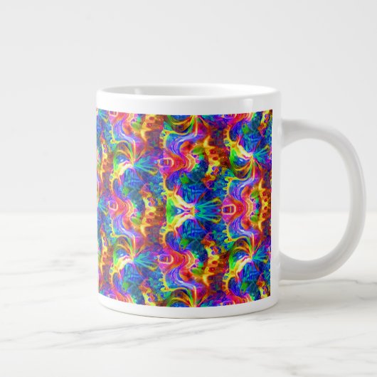Regenbogen Jumbo-Tasse (Rechts)