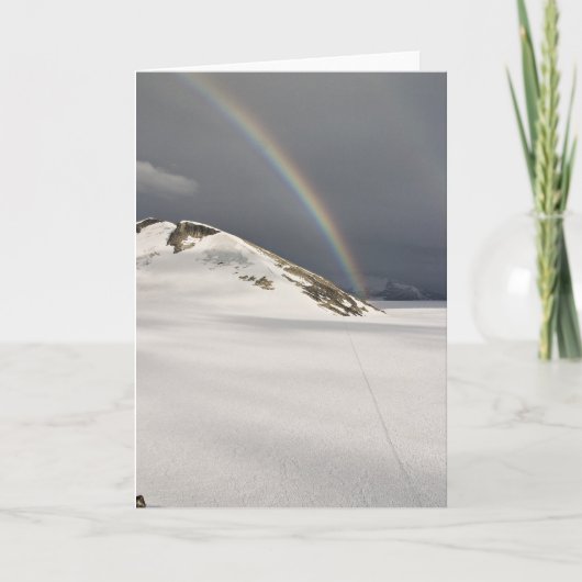Regenbogen Juneau Icefield auf dem Taku (freier Karte (Vorderseite)
