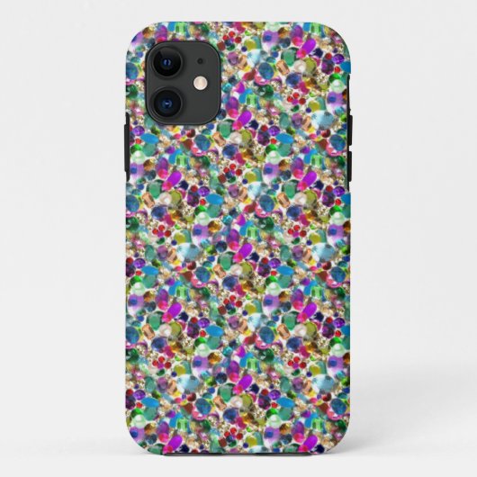 Regenbogen-Juwel-diamante de imitación grafischer Case-Mate iPhone Hülle (Rückseite)