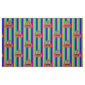 Regenbogen kacke Emoji-Stoff Stoff (Fat Quarter (45,7 x 55,9 cm))