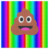 Regenbogen kacke Emoji-Stoff Stoff (Nahaufnahme)