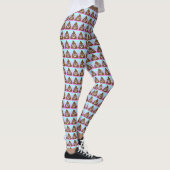 Regenbogen kacken Emoji Leggings (Rechts)