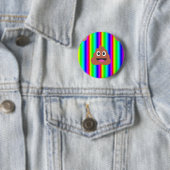 Regenbogen kackte Emoji Button (Beispiel)