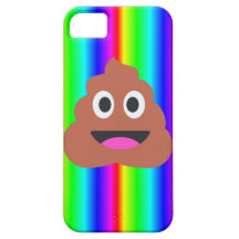 Regenbogen kackte Emoji