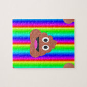 Regenbogen kackte Emoji Puzzle (Horizontal)