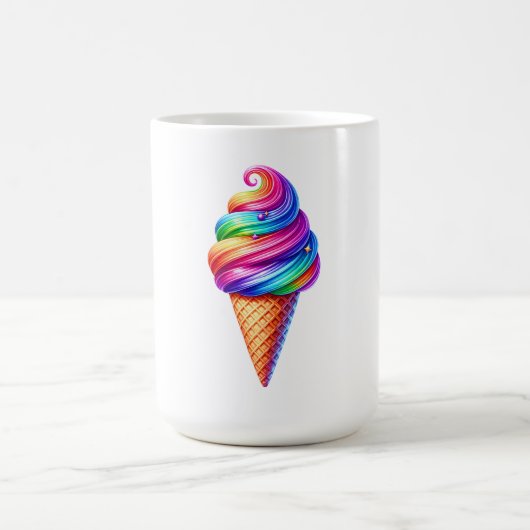 Regenbogen kaffeetasse (Mittel)