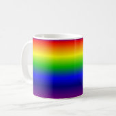 Regenbogen Kaffeetasse (Vorderseite Links)