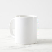 Regenbogen Kaffeetasse (Vorderseite Links)