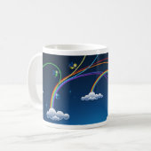 Regenbogen Kaffeetasse (Vorderseite Links)