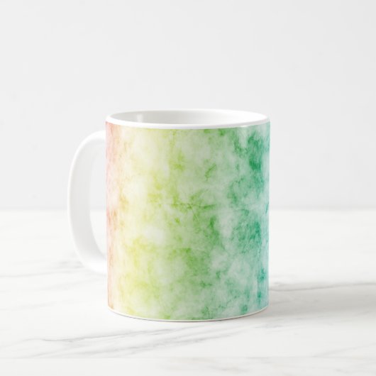 Regenbogen Kaffeetasse (Vorderseite Links)