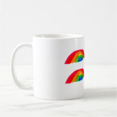 Regenbogen-Kaffeetasse Kaffeetasse (Links)