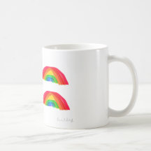 Regenbogen-Kaffeetasse