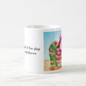 Regenbogen-Kaktus-Schale Kaffeetasse (Mittel)