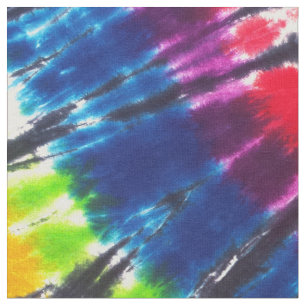 Regenbogen-Kaleidoskop-gefärbte Krawatte Stoff